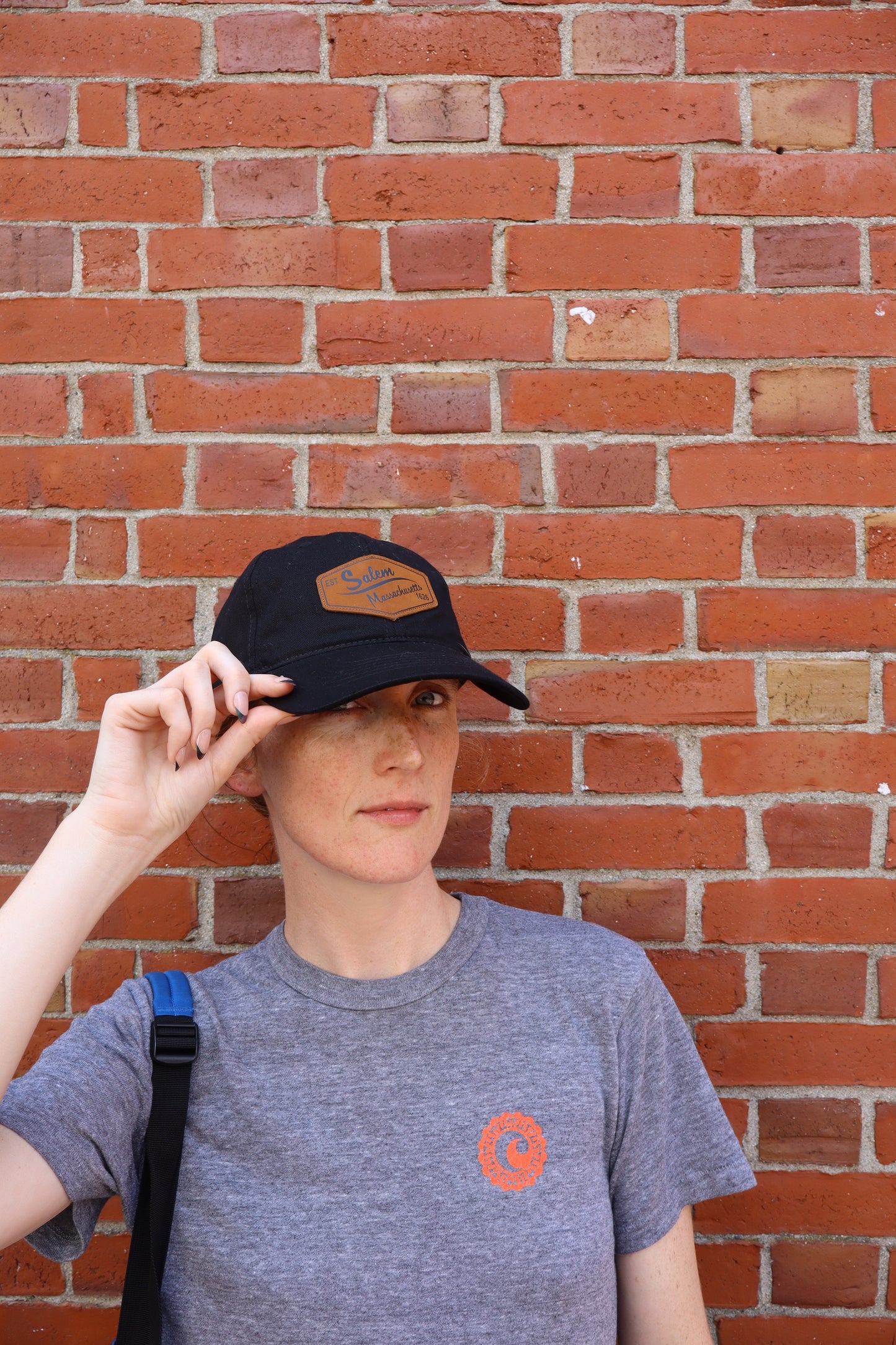 Leather Patch Hat