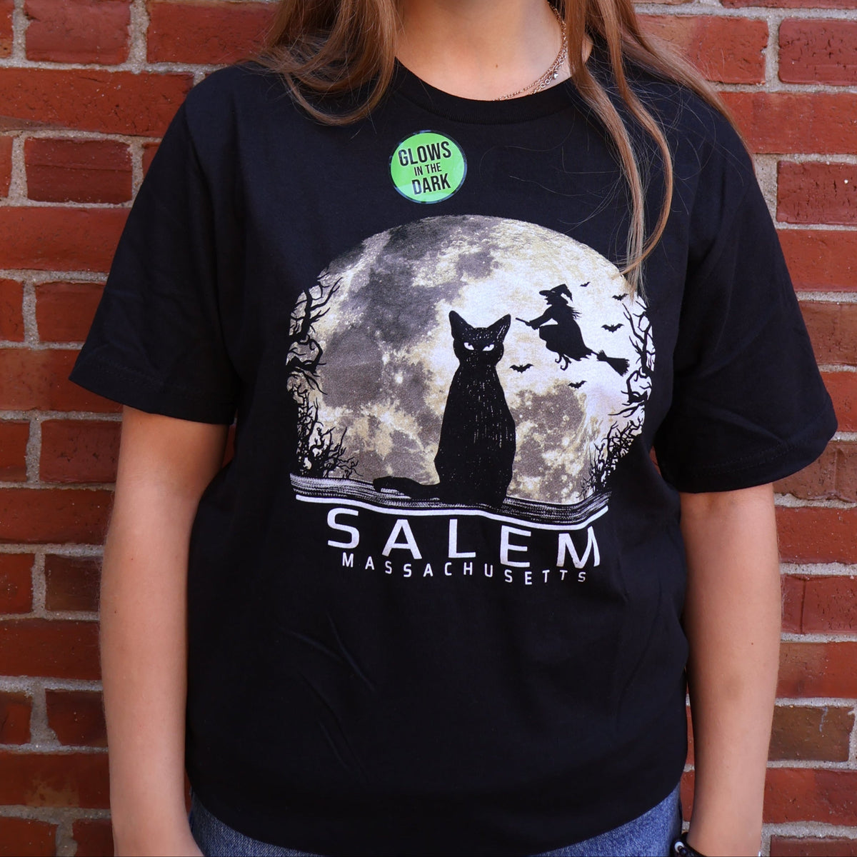 T-Shirt Cat Glow In Dark