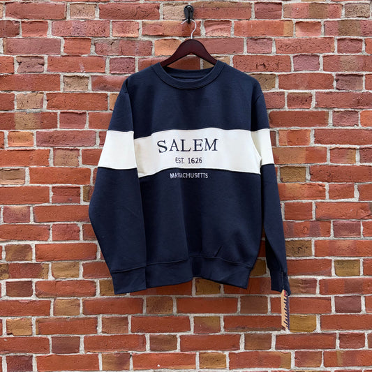 Crew Sweatshirt Navy/Cream