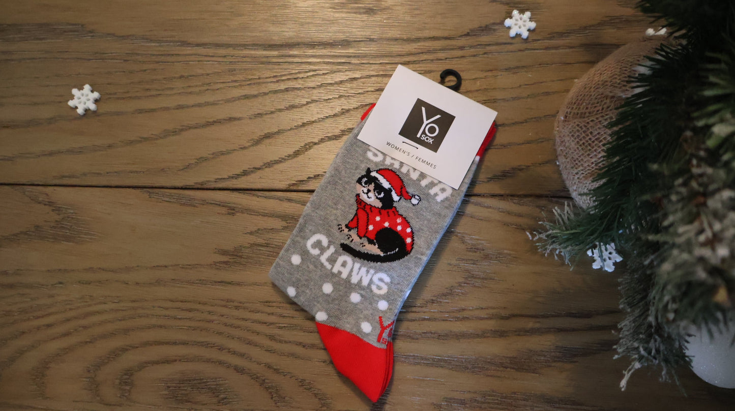 Women's Santa Claws Socks