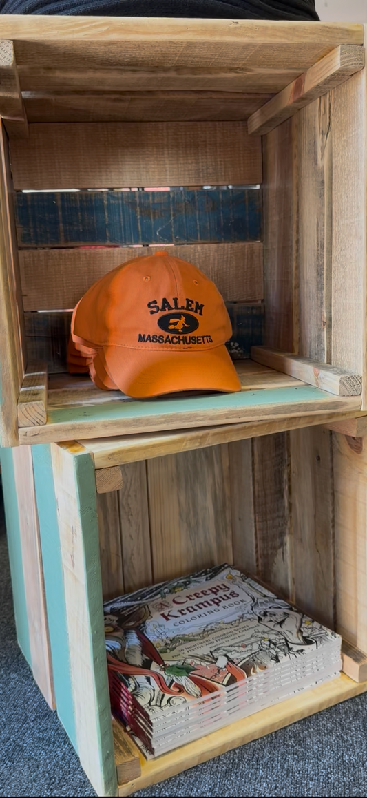 Hat Witch Big Emb Orange