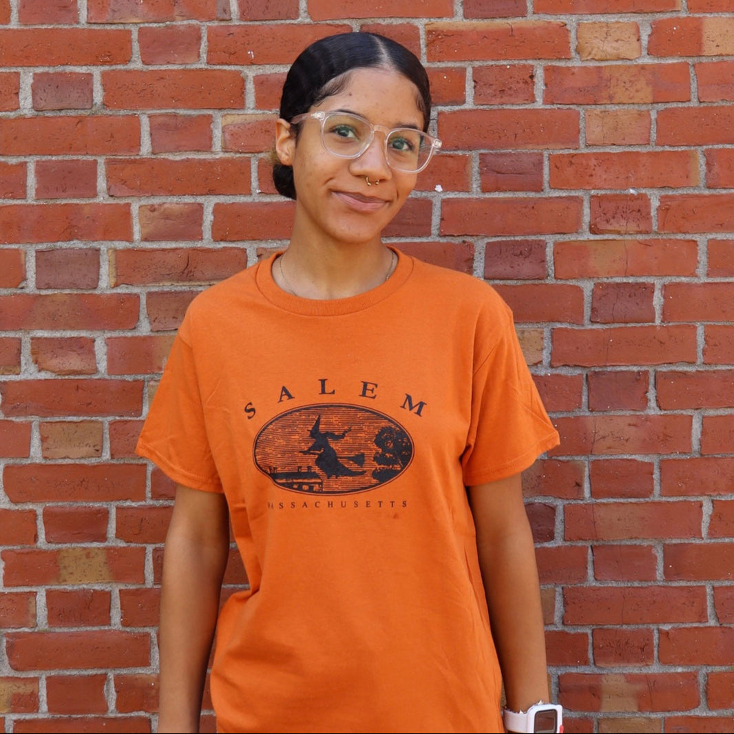 T-Shirt Witch Woodcut