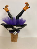 Witch Legs Bottle Toppers