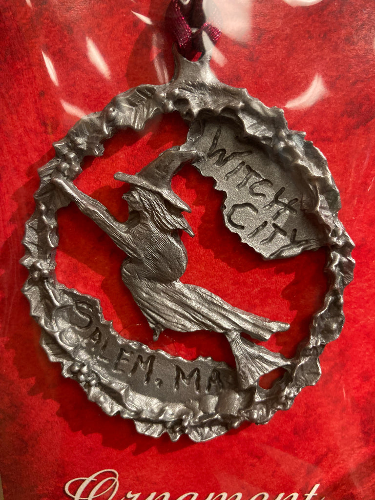 Ornament Pewter Witch