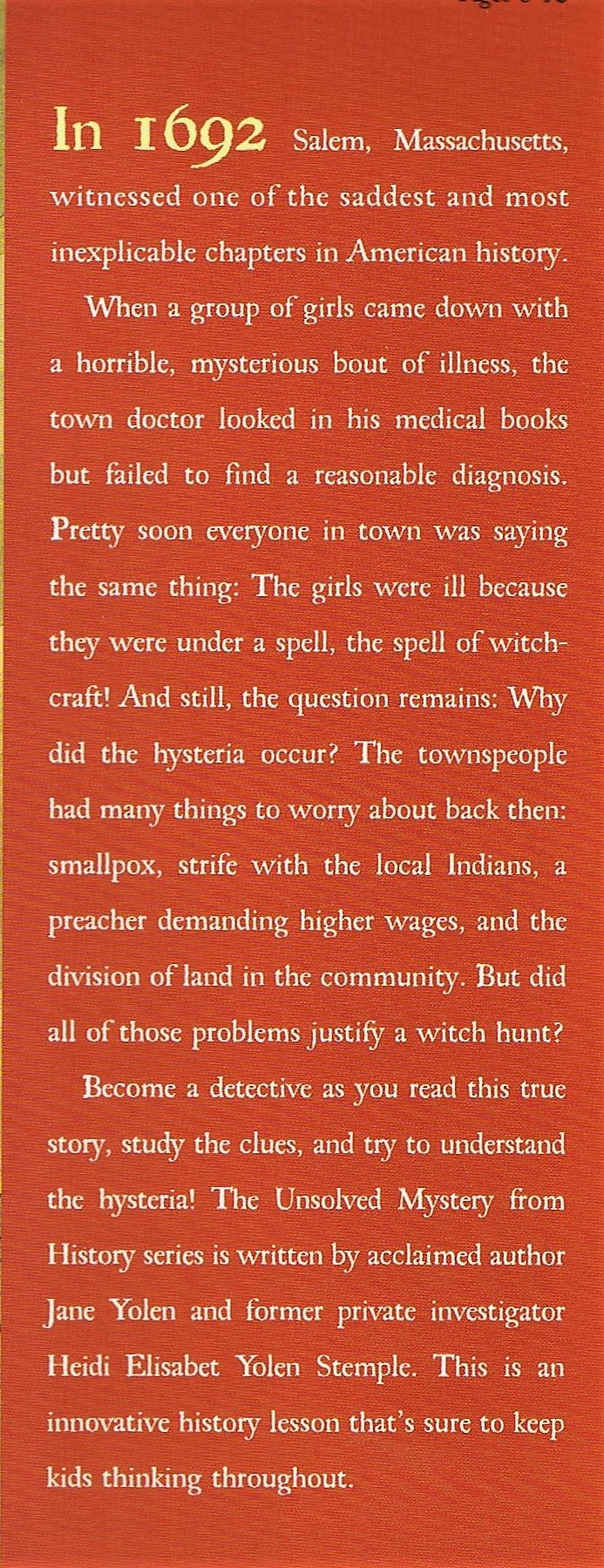 The Salem Witch Trials (young readers)