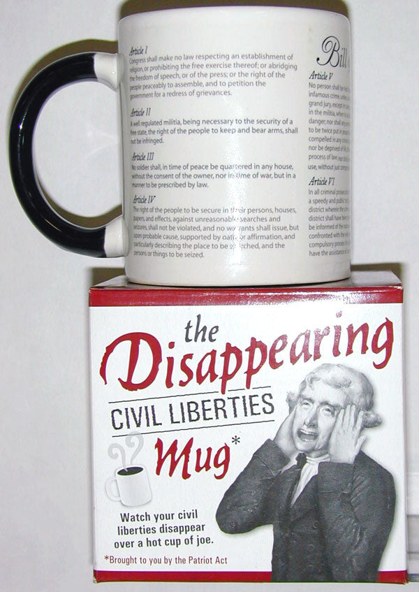 Disappearing Civil Liberties Mug