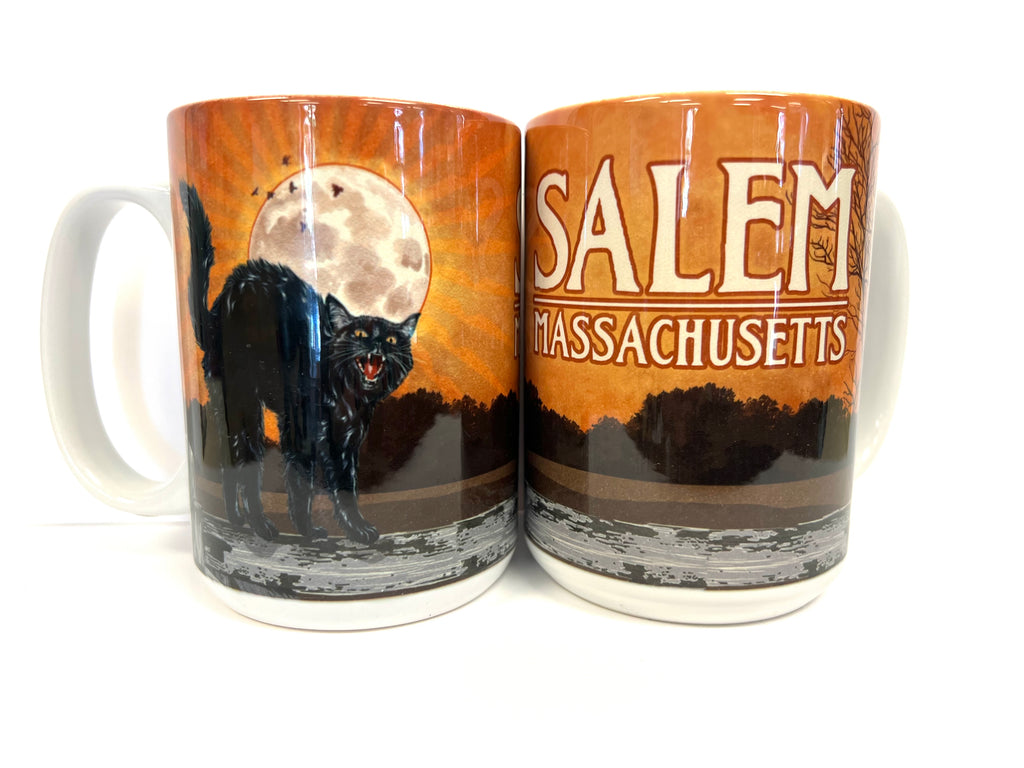 Salem Black Cat & Moon Mug