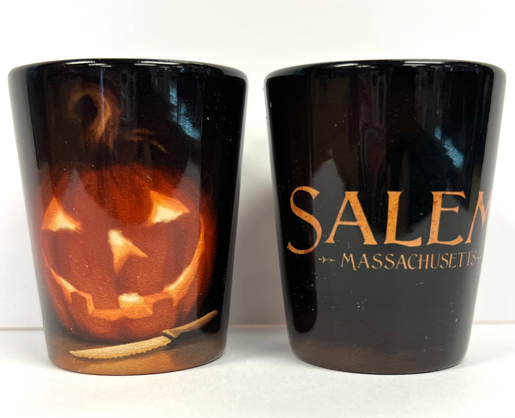 Jack o'Lantern Shot Glass