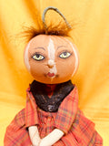 Pumpkinhead Girl w/cat