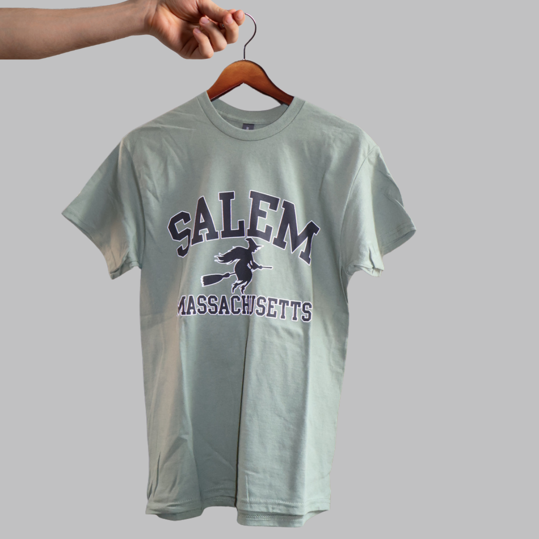 T-Shirt Witch White Outline
