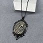 Gothic Style Pendant Black Necklace - Witch