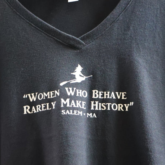 T-Shirt V-Neck Women Who