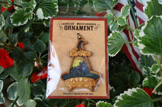 Wooden Salem Ornaments