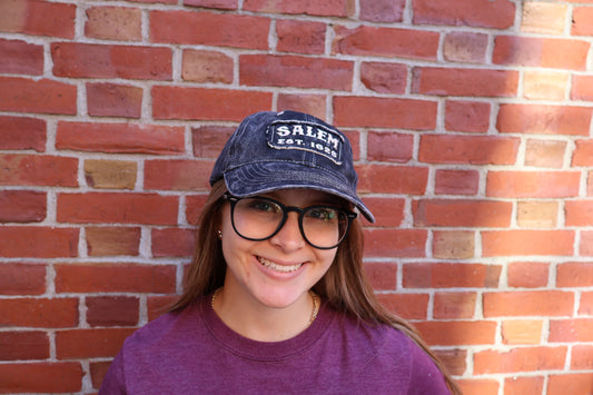 Hat Salem Patch Distressed