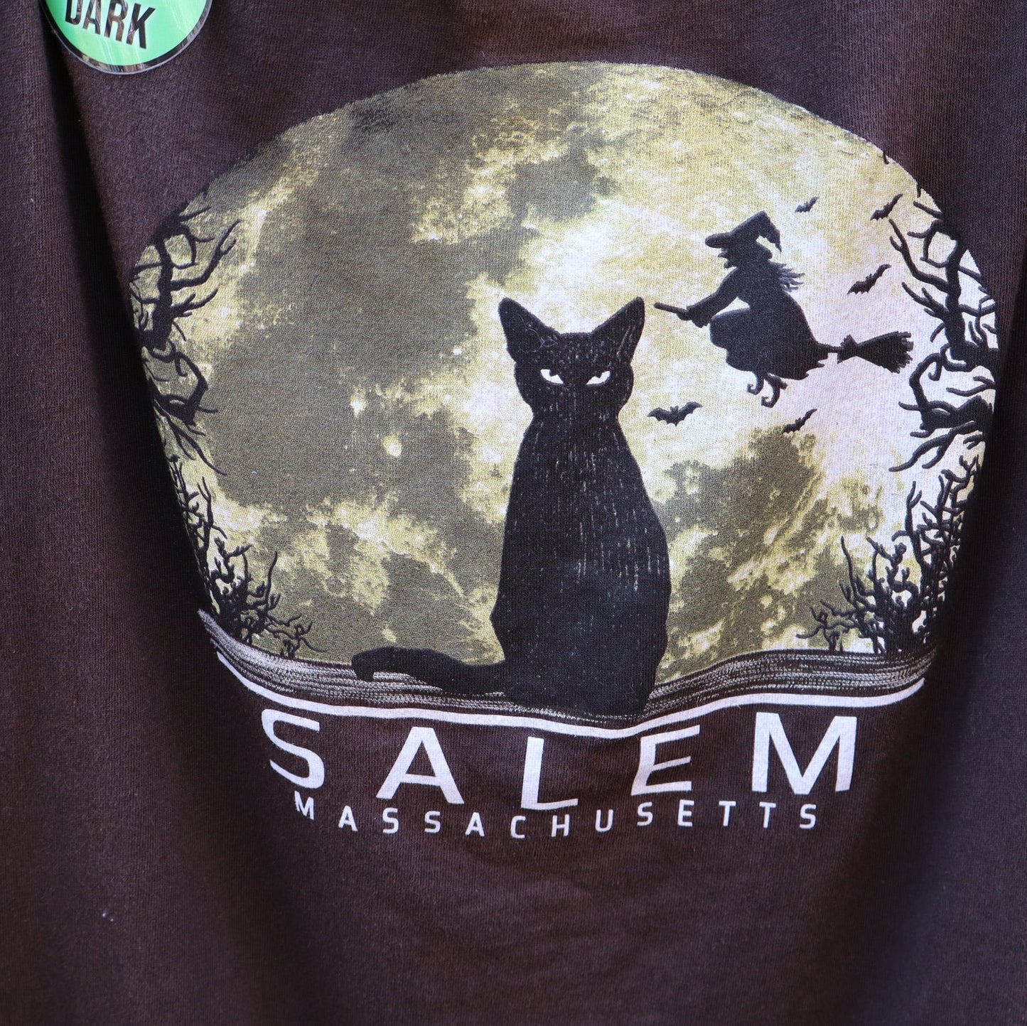 Cat and Moon Tee (glows in dark!)