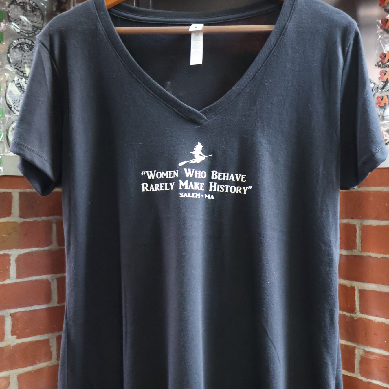 T-Shirt V-Neck Women Who