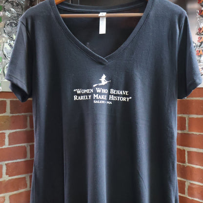 T-Shirt V-Neck Women Who