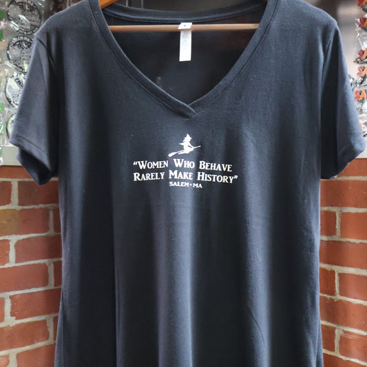 T-Shirt V-Neck Women Who