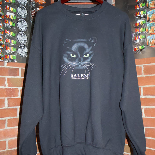 Crew Sweatshirt Cat Face