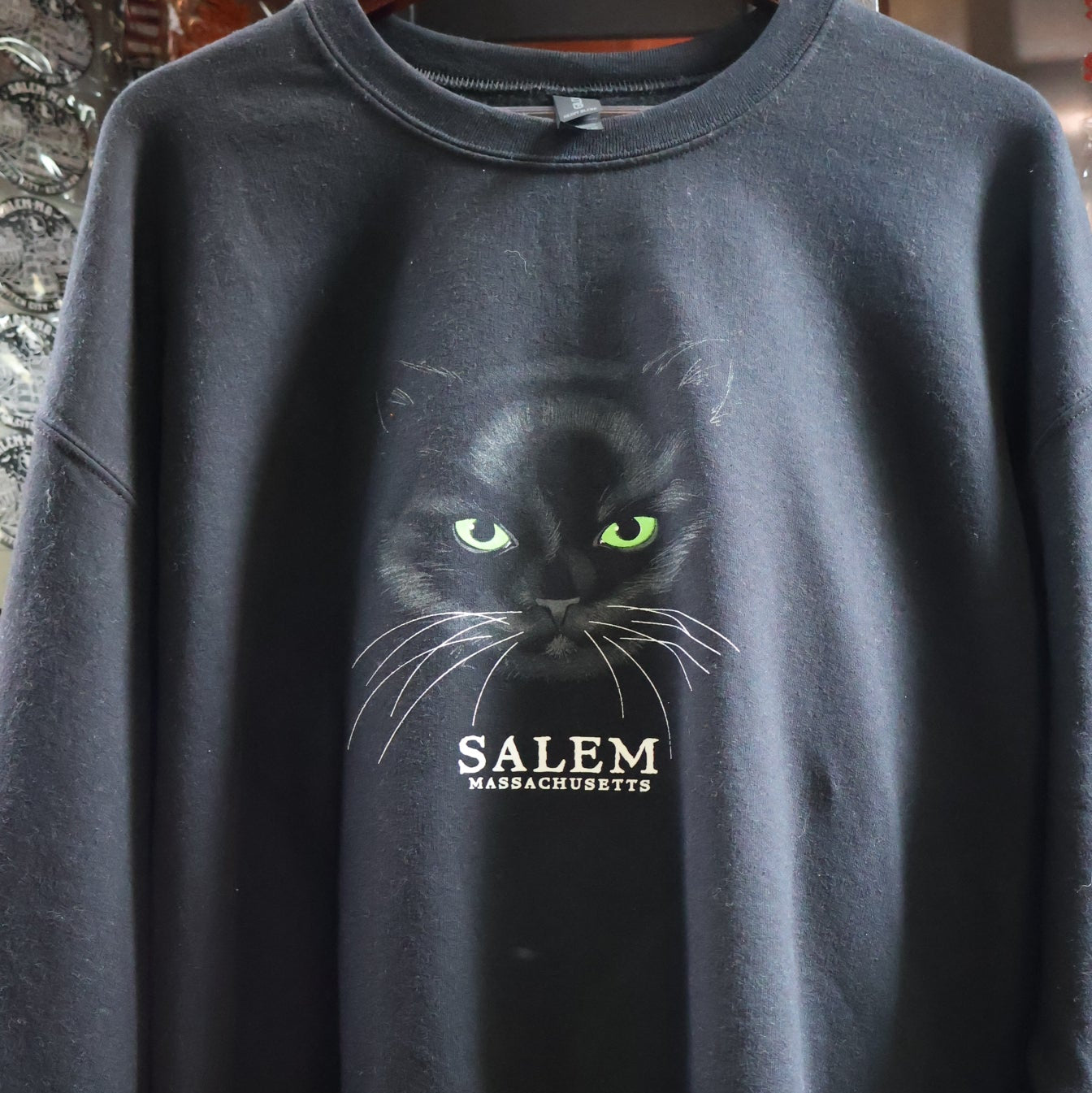 Crew Sweatshirt Cat Face