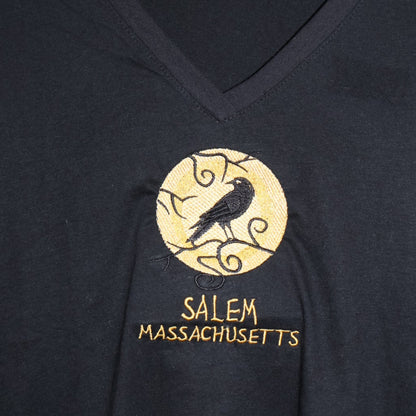 T-Shirt V-Neck Raven