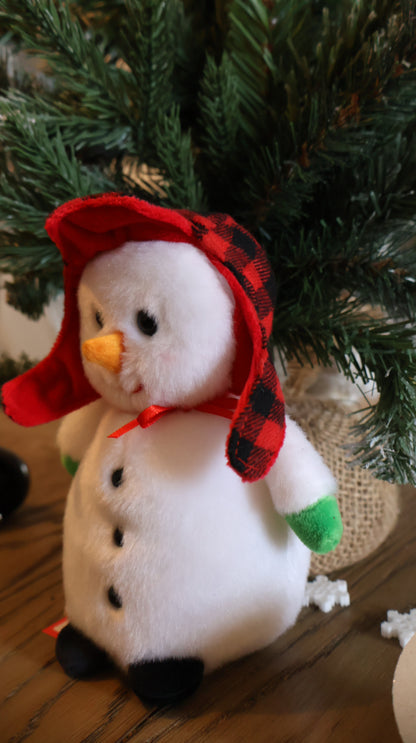Holiday Snowman Plush