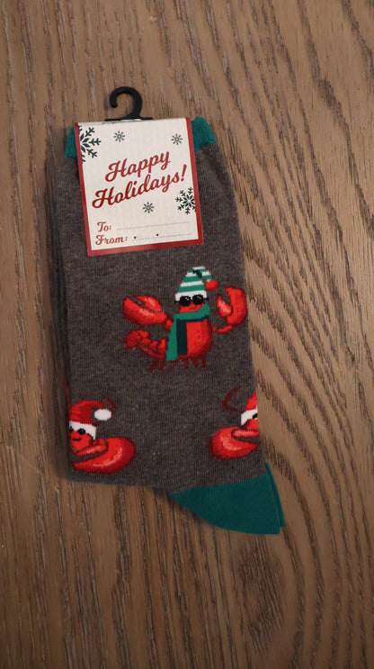 Santa Lobster Socks