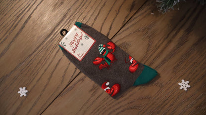 Santa Lobster Socks