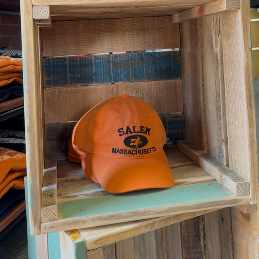 Hat Witch Big Emb Orange