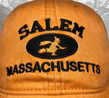Orange Embroidered Hat