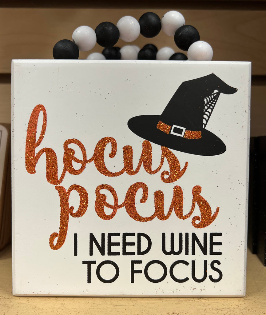 Hocus Pocus box sign