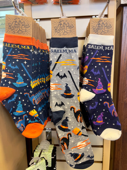 Salem Halloween Socks