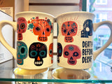 Death Before Decaf Skull Mug