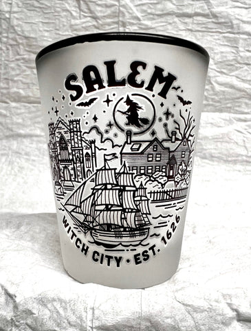 Salem Harbor Shotglass