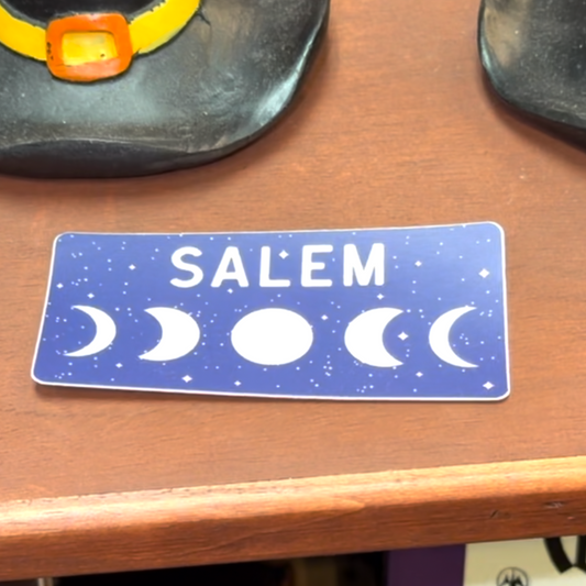 Sticker Moons Round W/Crystal