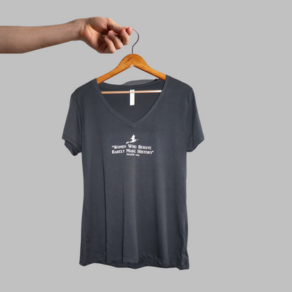 T-Shirt V-Neck Women Who