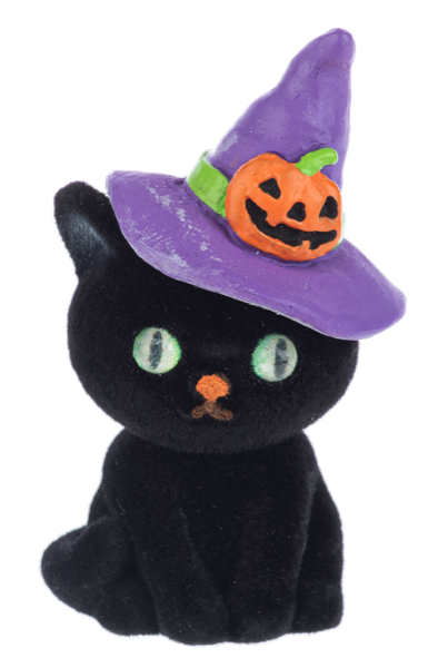 Cat Witch Hat Charm