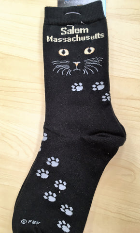 Socks Salem Cat Face