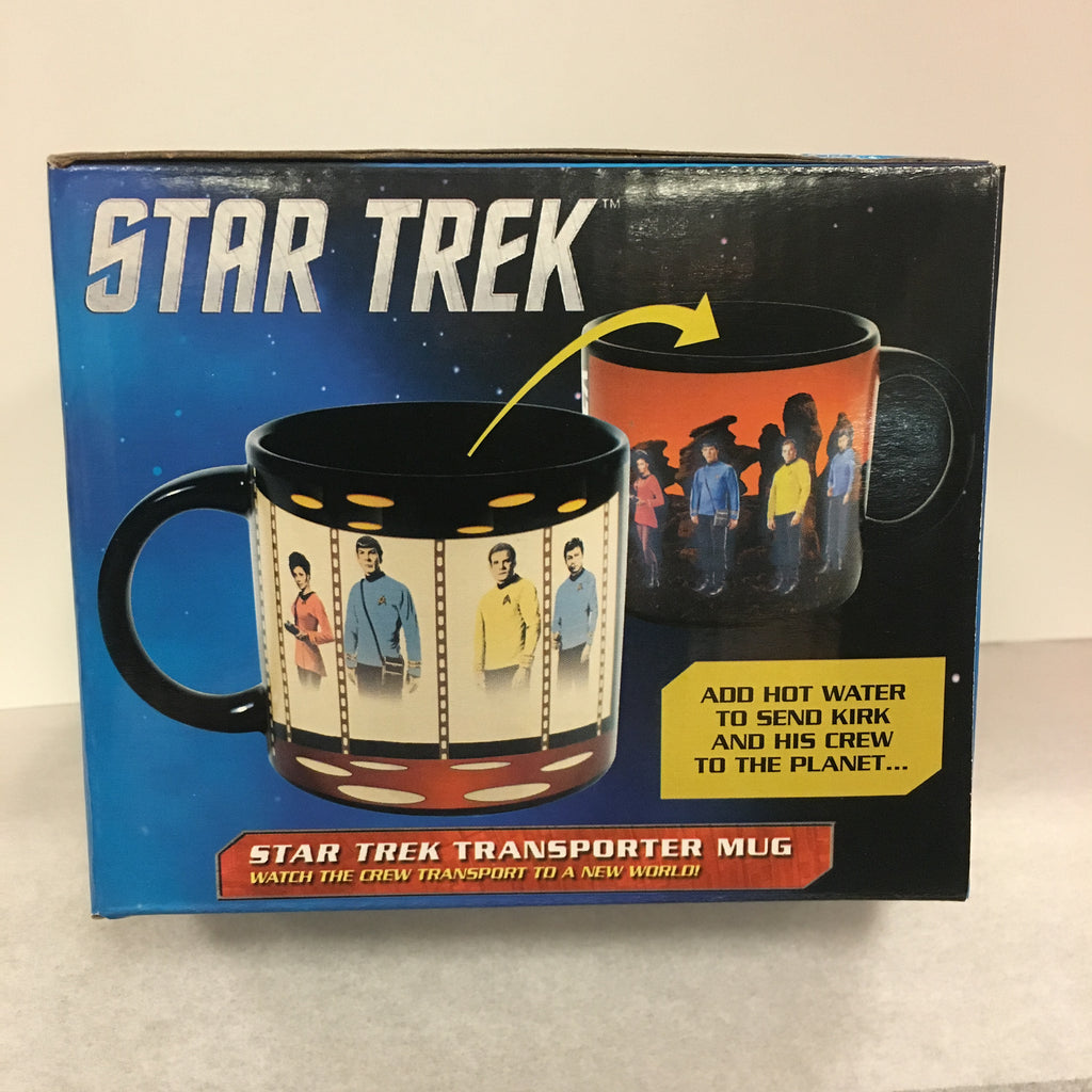1989 Star Trek Magic Coffee Mug disappearing transporter mug