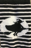 Socks Striped Salem Witch