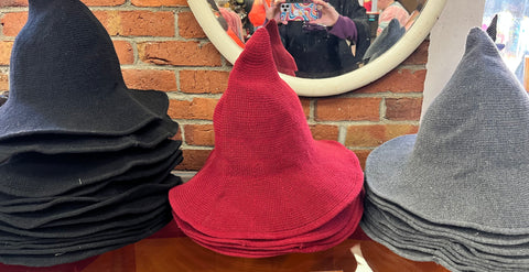 Fabric Woven Witch Hat