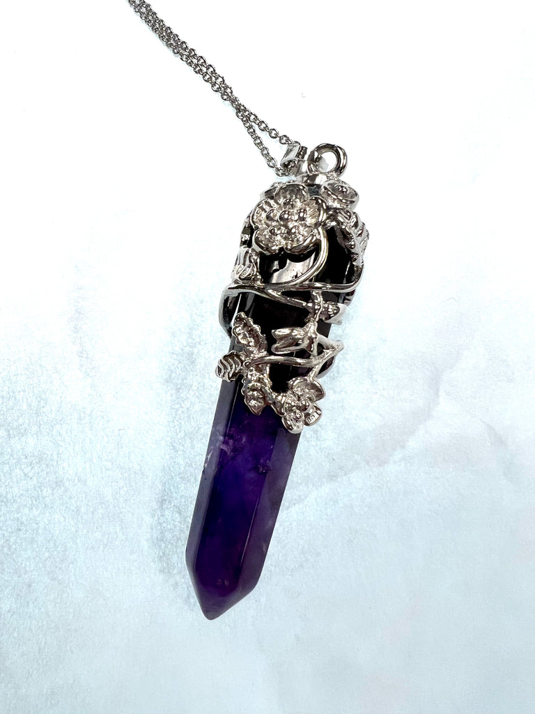 Gold Plated Natural Clear Quartz Crystal Point Smoky Quartz Pendant With  Raw Rough Amethyst And Black Tourmaline Stones, Irregular White Rock  Gemstone For Healing From Emhuiling, $387.12 | DHgate.Com