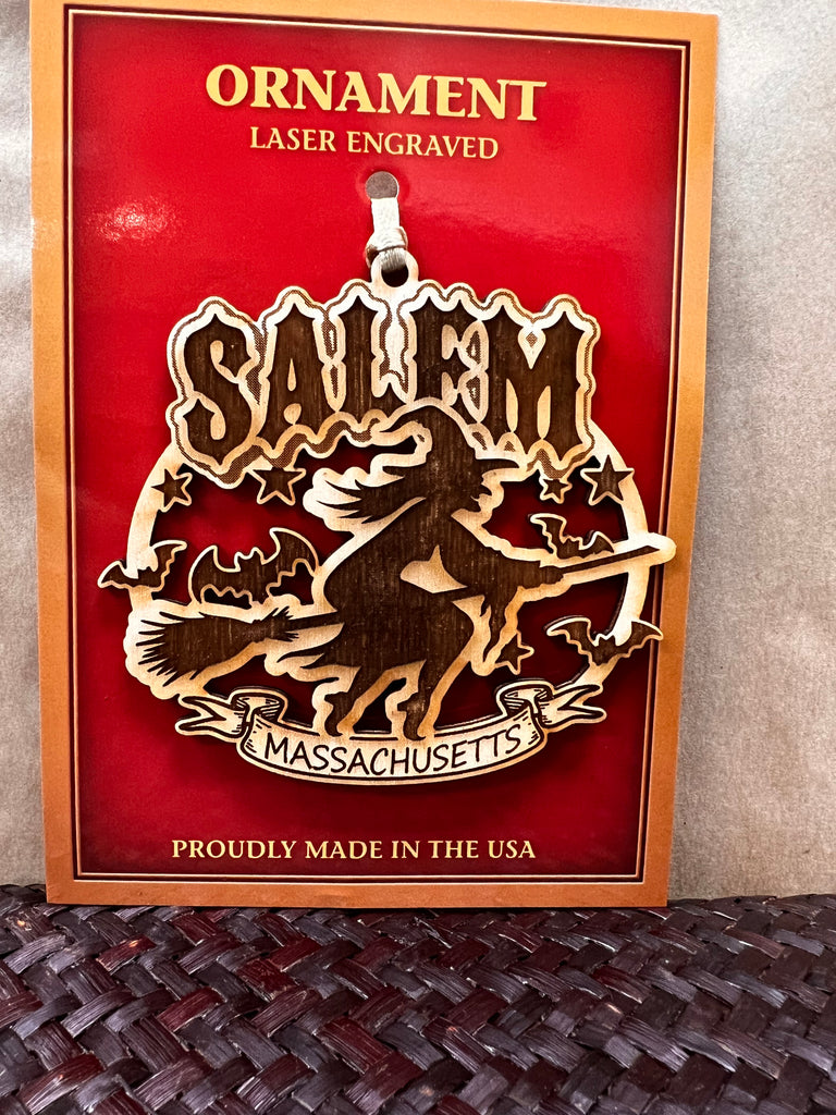 Wooden Salem Ornaments