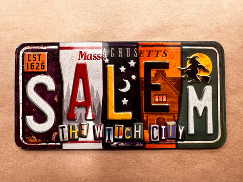 Vintage License Plate Magnet