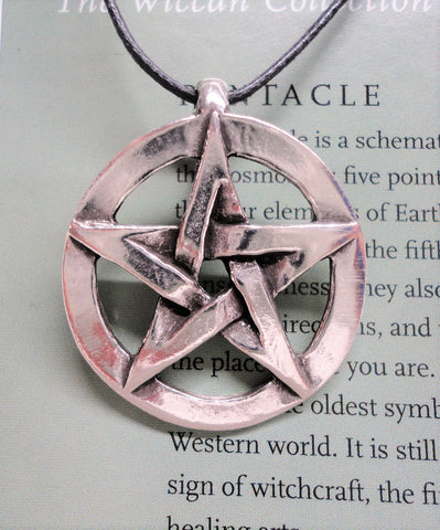 Pewter Pentacle Necklace