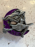 Witch on Crescent Moon Magnet