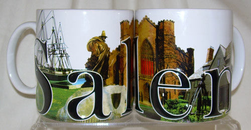 Salem Landmarks collage Mug