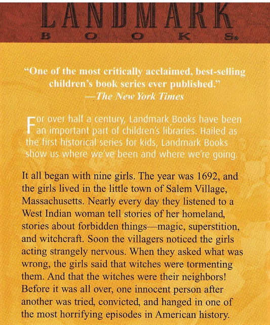 The Witchcraft of Salem Village (young readers)